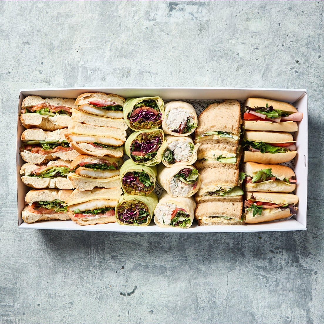 Individual Gourmet Chef Sandwiches, Wraps & Bagels