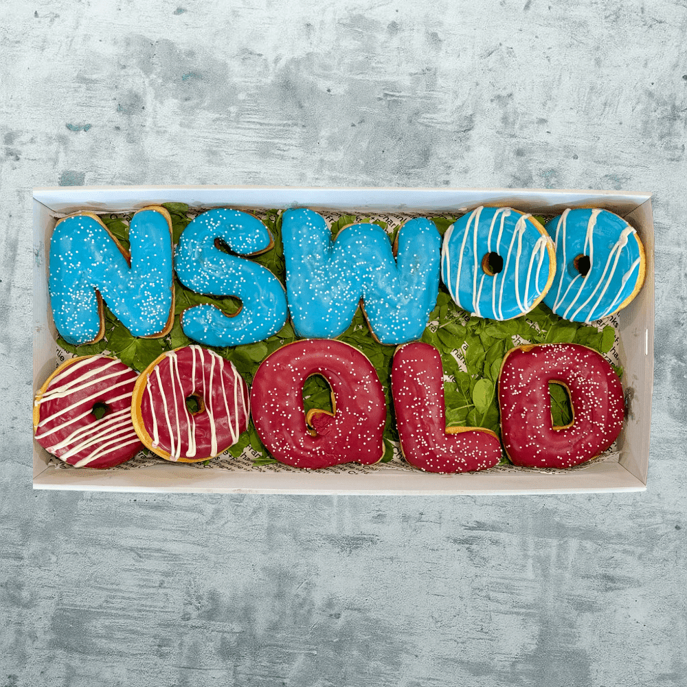 NSW vs QLD Large Donuts