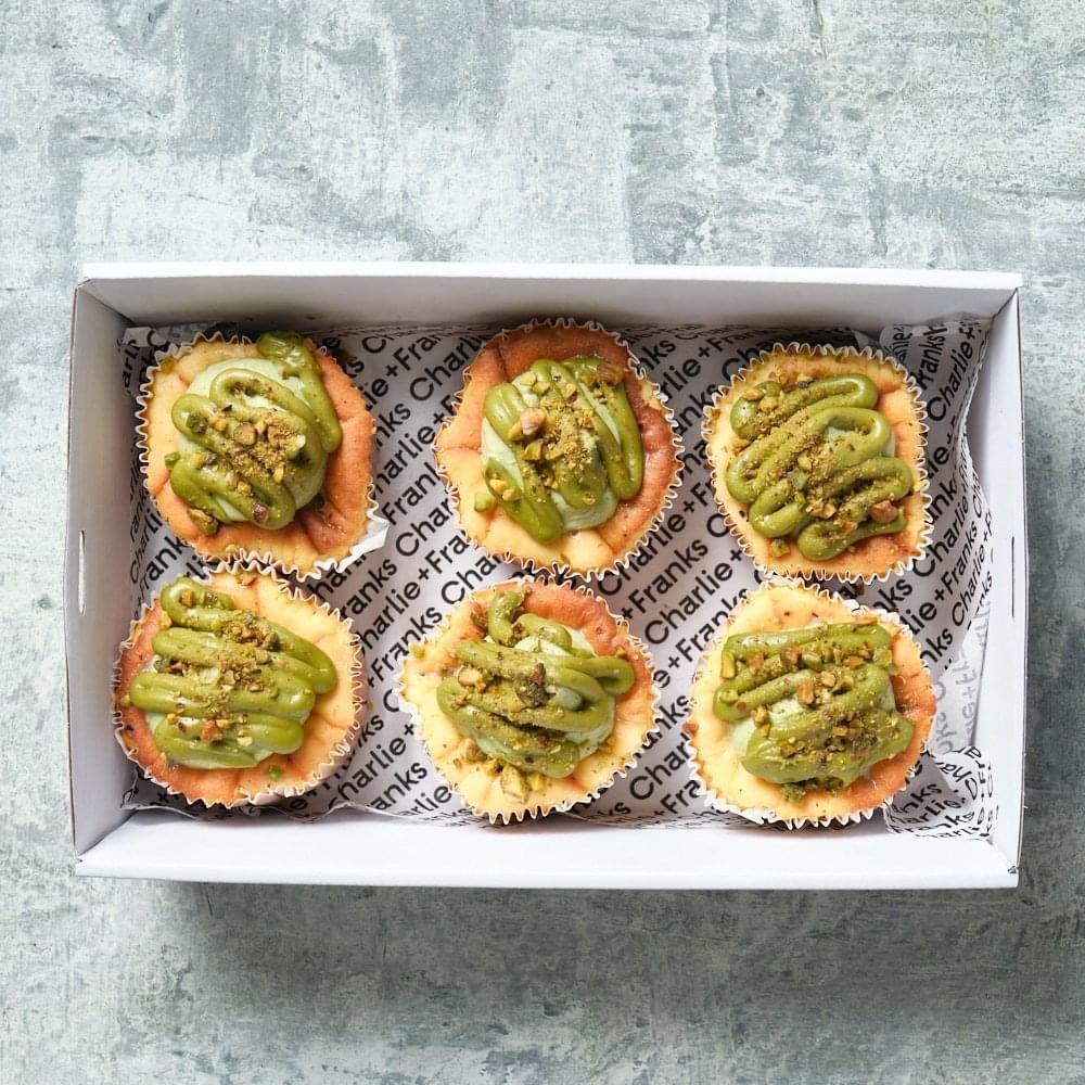 Pistachio Burnt Basque Cheesecake