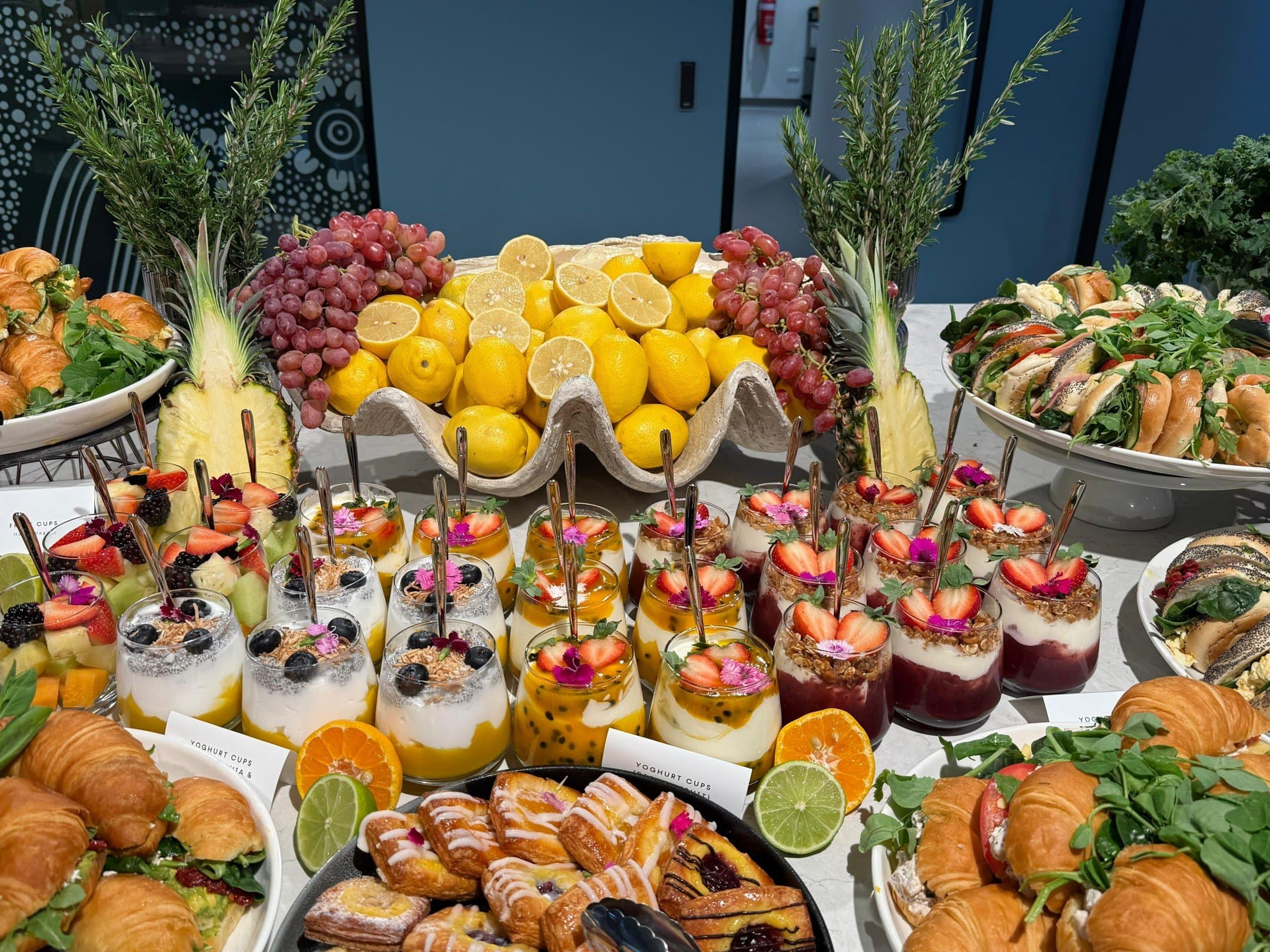 AM Buffet Equipment Hire - Setup + Standard Styling Package