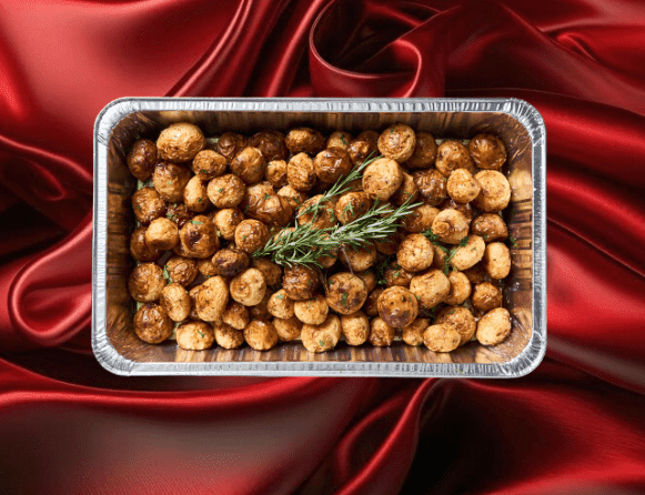 Roast Potatoes, Rosemary, Garlic + Sea Salt