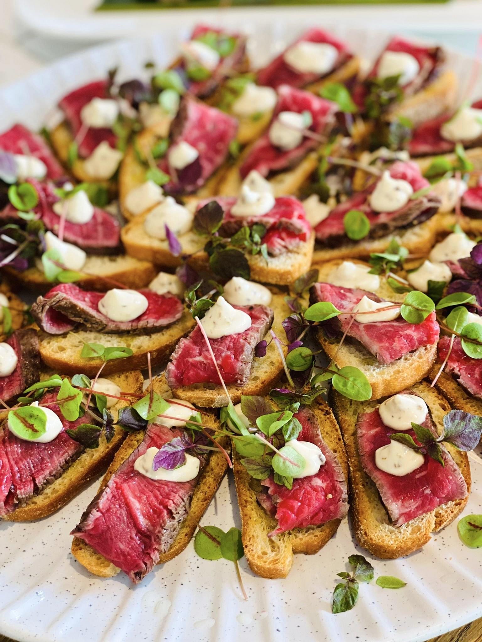 Seared Wagyu Beef with Truffle Mayo & Crispy Ciabatta