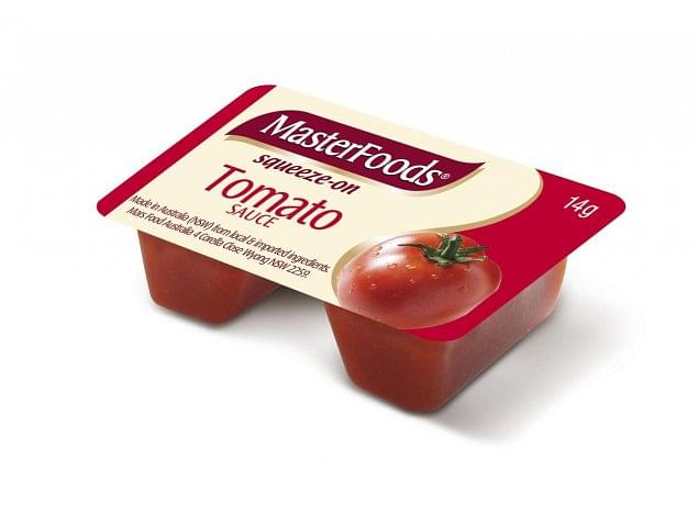 Individual Tomato Sauce Squeeze Packets