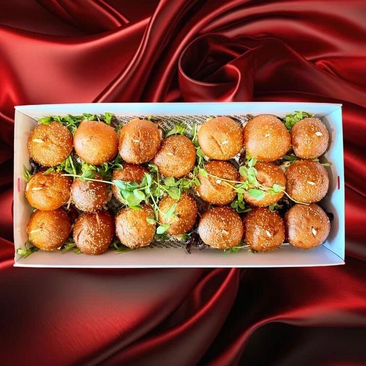 Turkey & Porchetta Mini Burger Sliders
