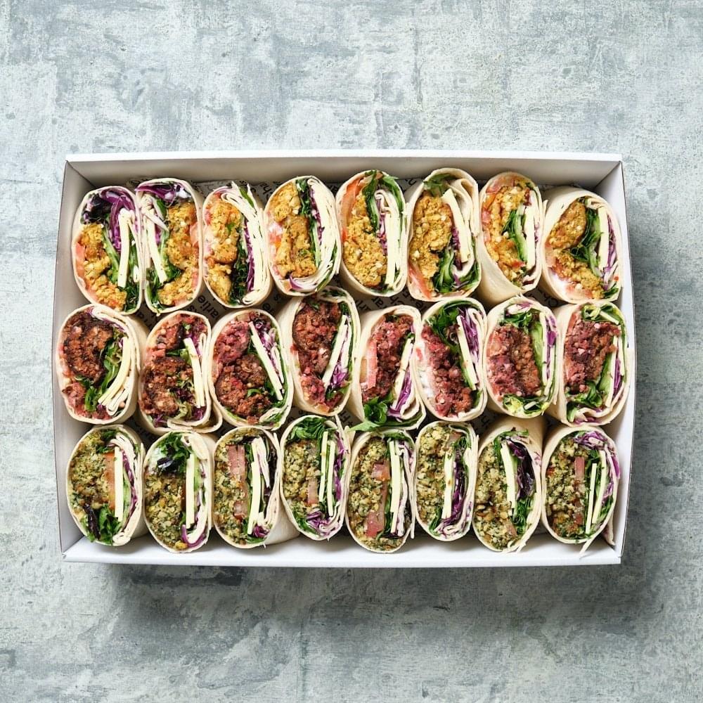 Vegan / Gluten Free Savoury Rainbow Wraps