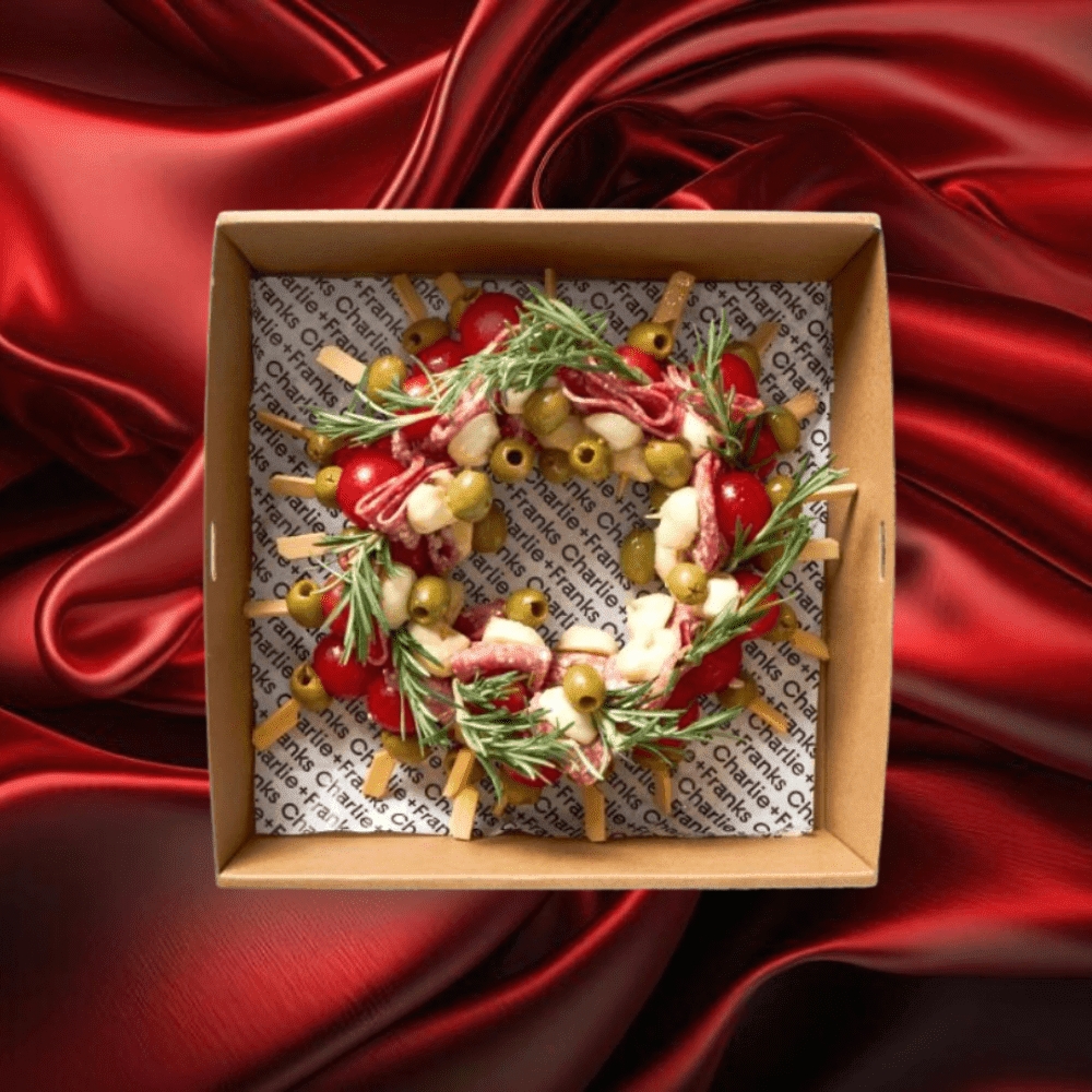Wreath Style Antipasto Skewers