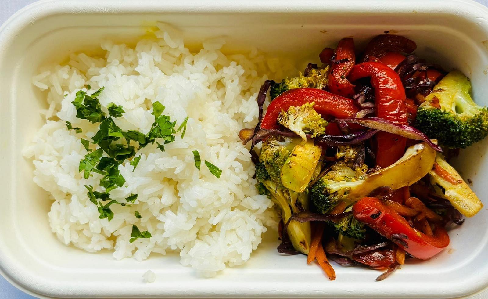 Stir Fry Vegetables & Rice