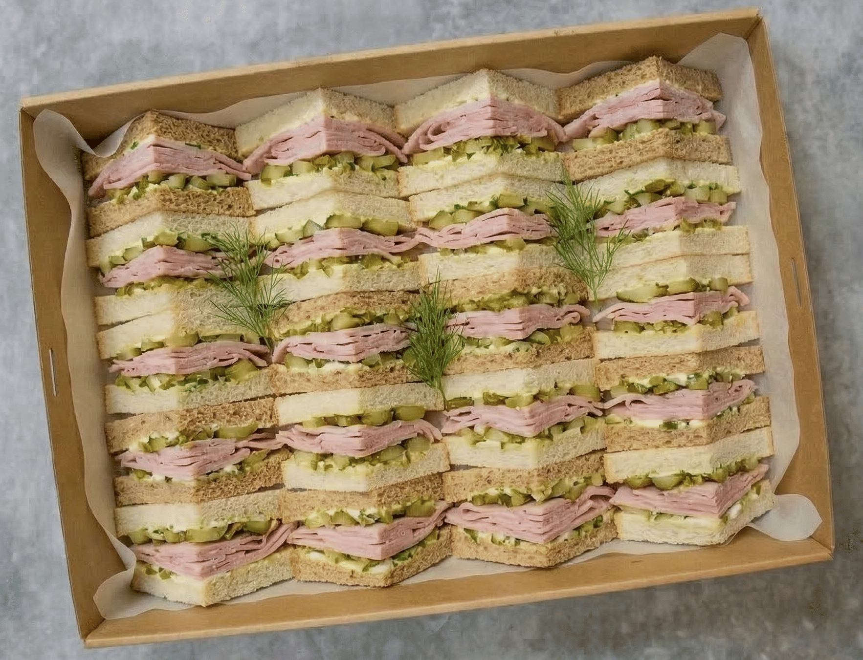 Ham & Gherkin Relish Sandwich