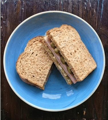 Ham & Gherkin Relish Sandwich