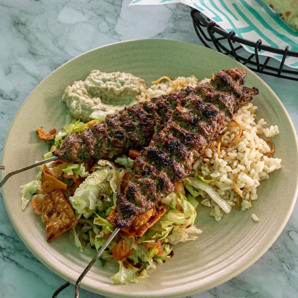 Meat Kafta Plate