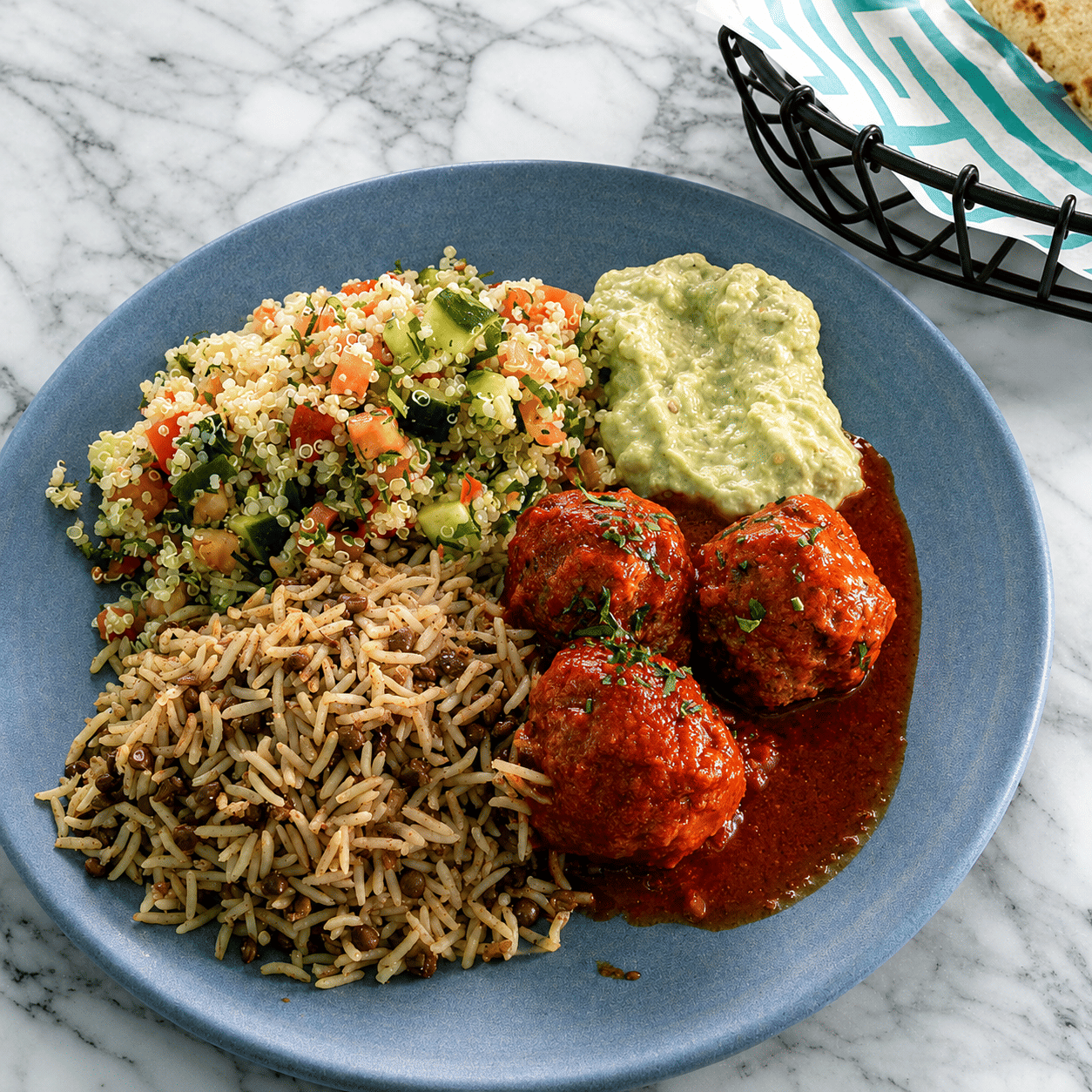 Kafta Meatball Plate