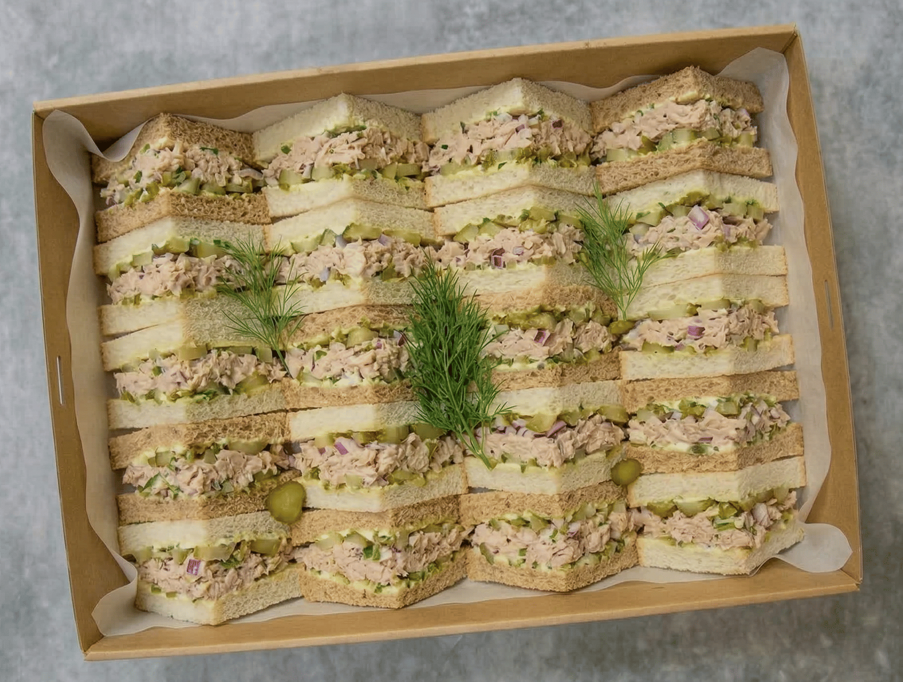 Tuna Relish Smash Sandwich