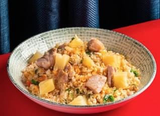 Pineapple Chicken Fried Rice (菠萝鸡粒炒饭)