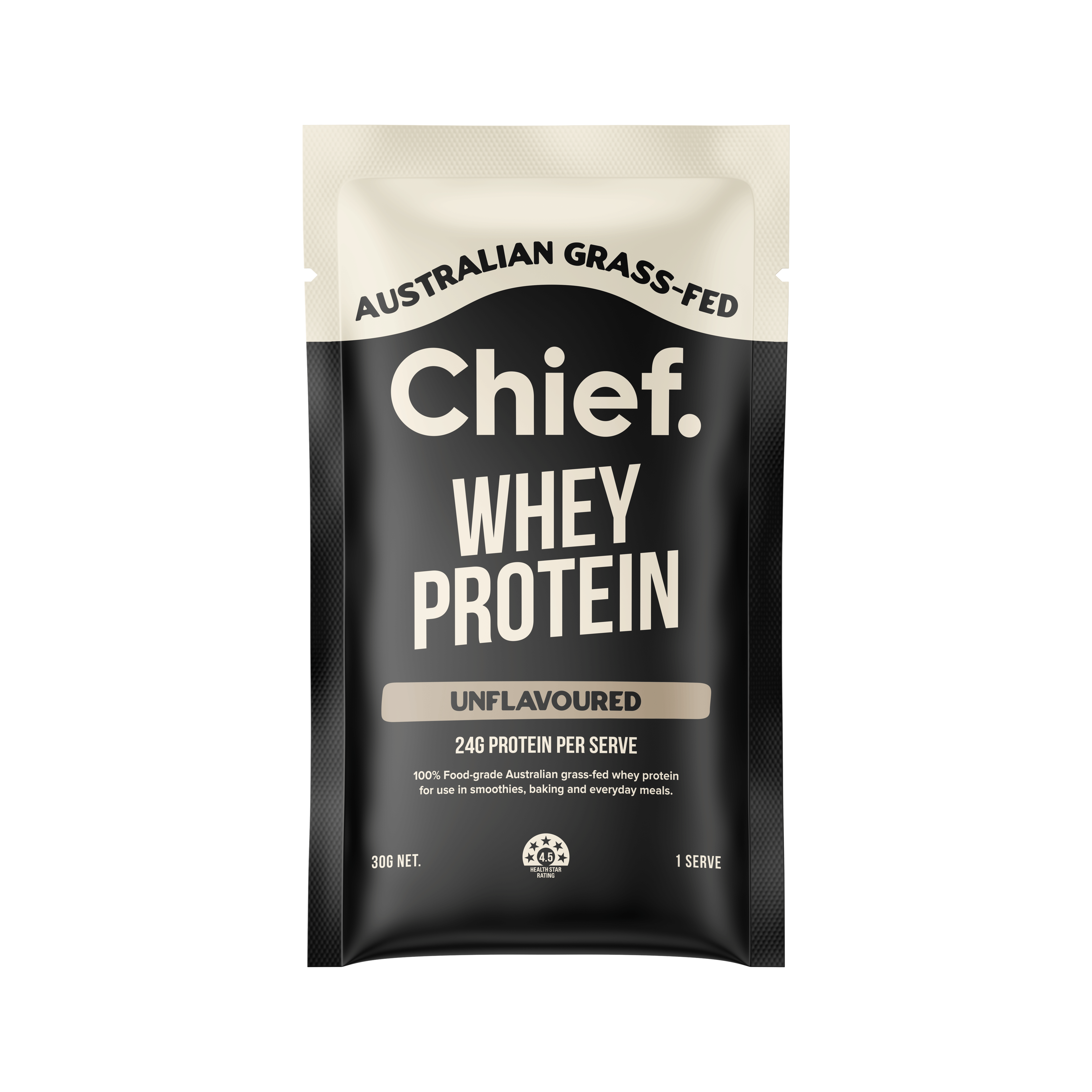 Chief Whey Protein Concentrate Sachet Unflavoured