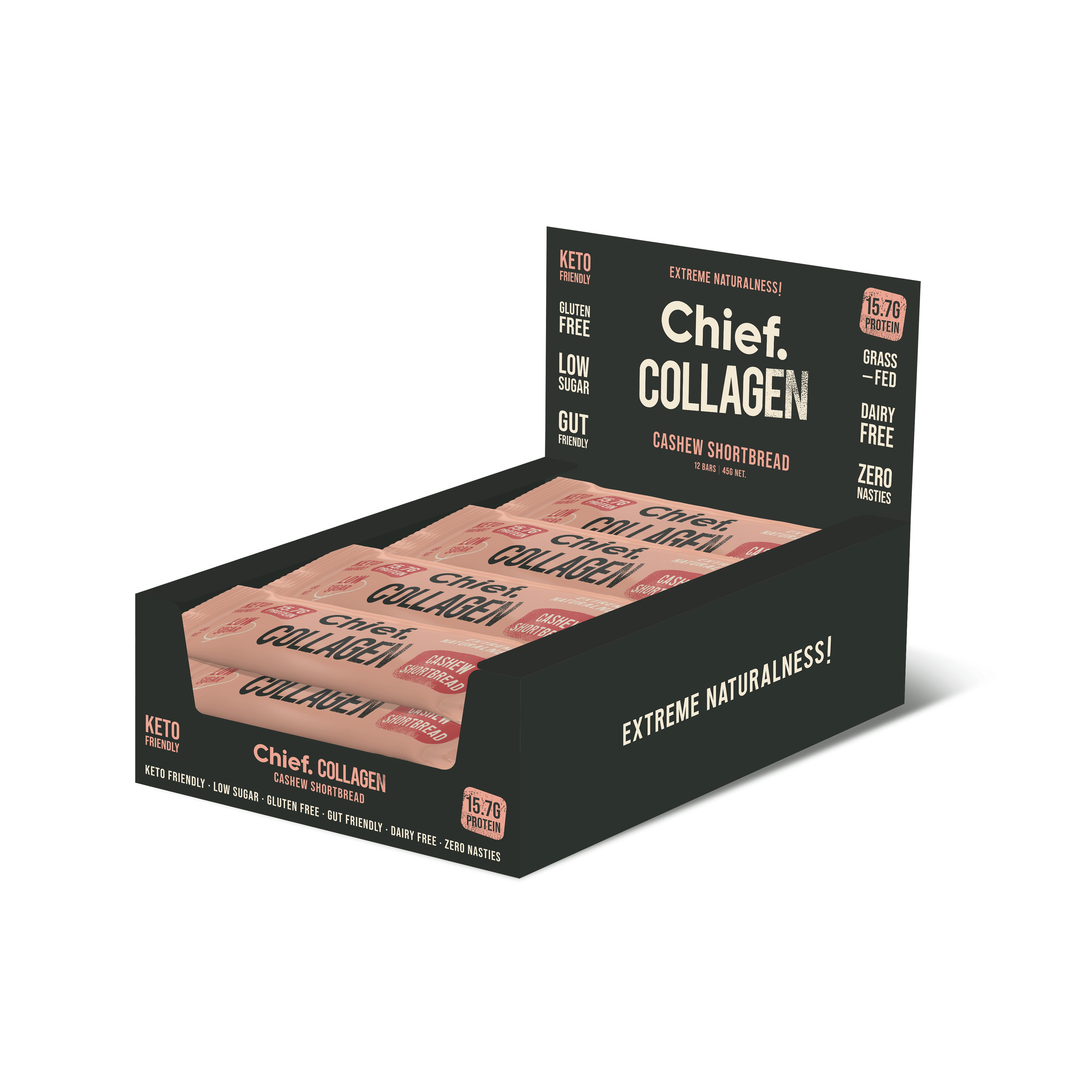 Collagen Cashew Shortbread