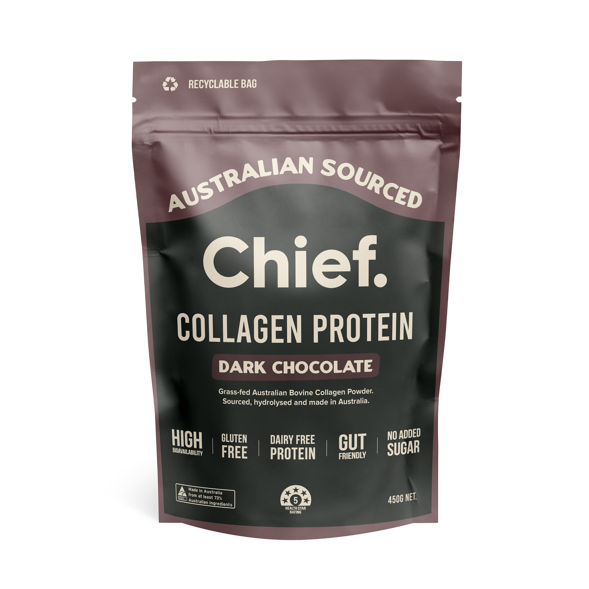 Australian Collagen Powder Dark Choc