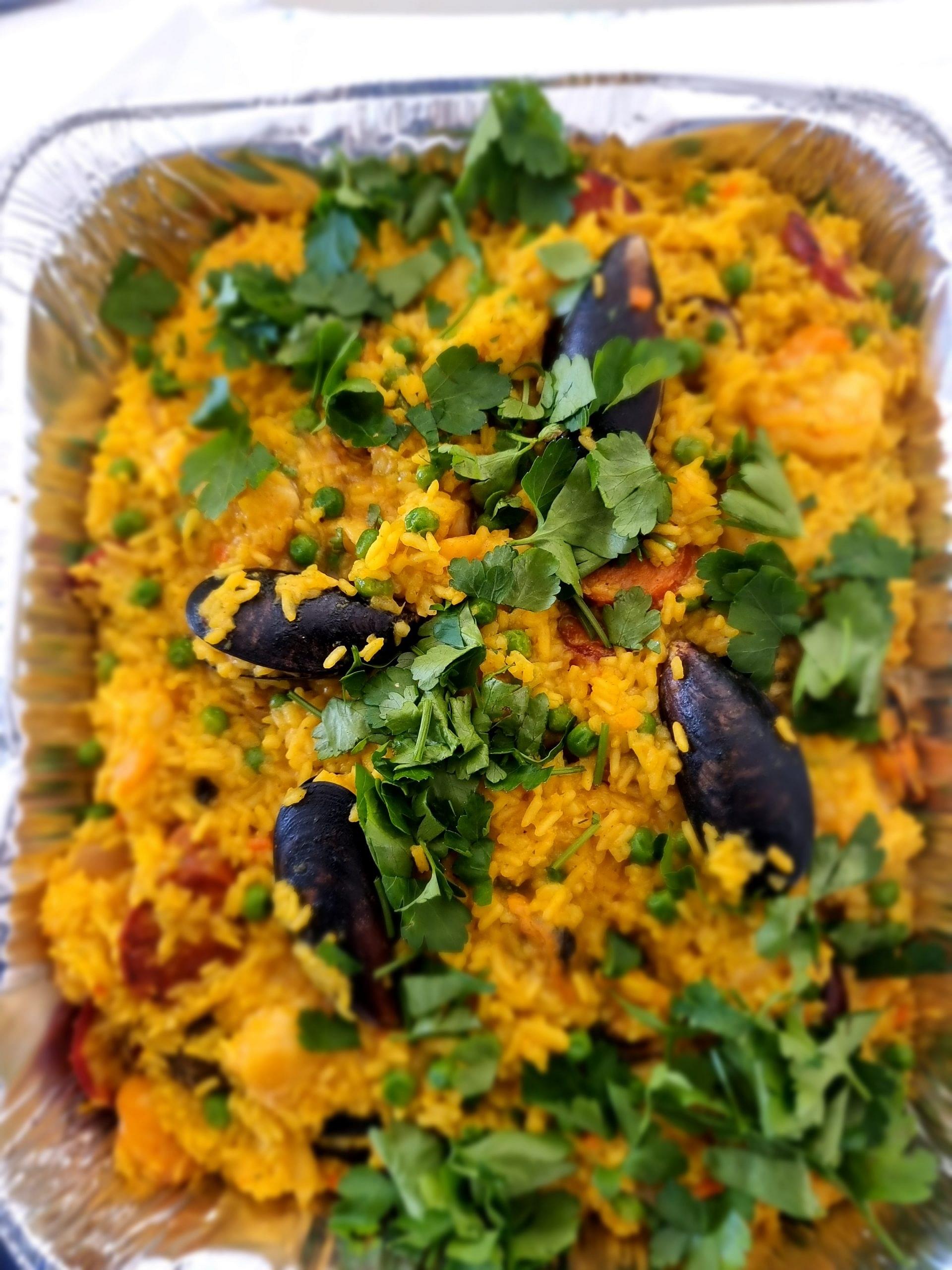 Seafood & Chorizo Paella