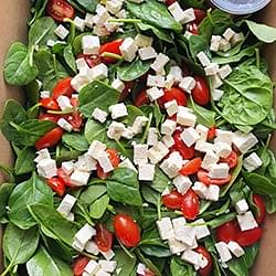 Baby Spinach and Fetta Salad