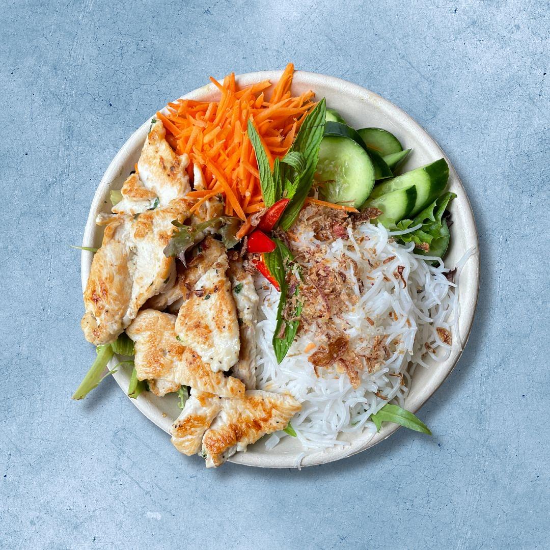 Vietnamese Grilled Chicken Salad Bowl
