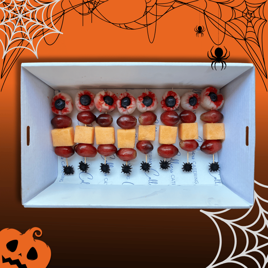 Spooky Eyeball Fruit Skewers