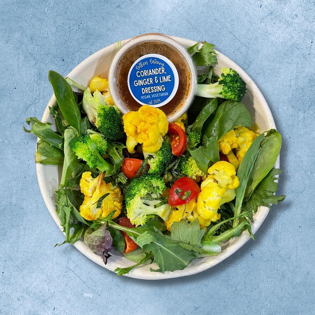 Spiced Cauliflower & Broccoli Salad