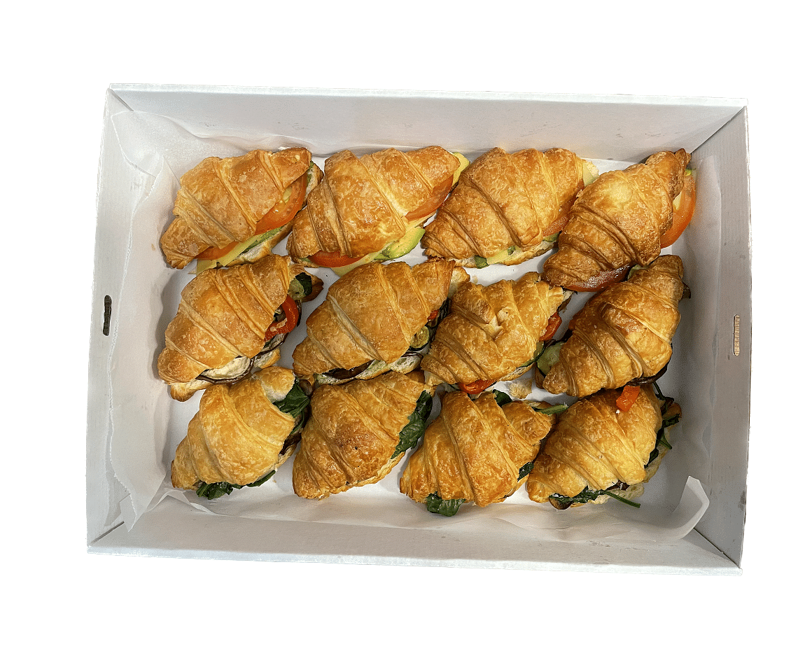 Mini Vegetarian Croissants Platter