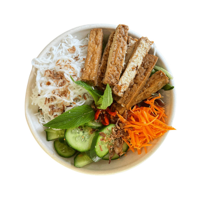 Honey Soy Tofu Salad