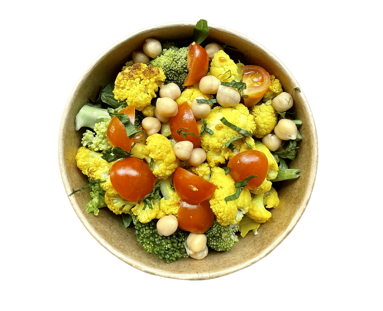 Spiced Cauliflower & Broccoli Salad