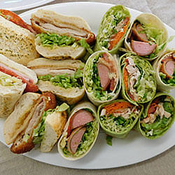 Mixed Rolls and Wraps Platter