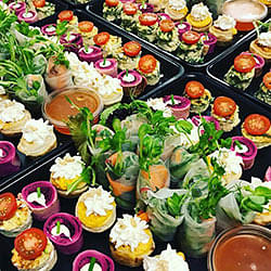 Cold Vegetarian Canape Platter