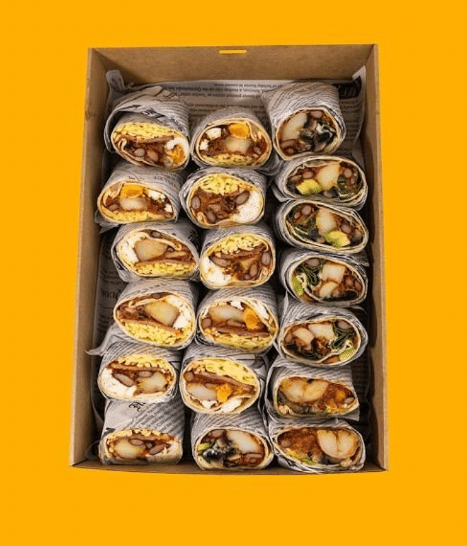Mixed Brekkie Burrito Box