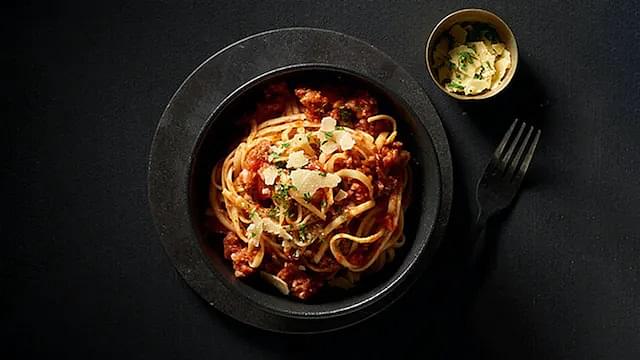 Homestyle Bolognese Pasta