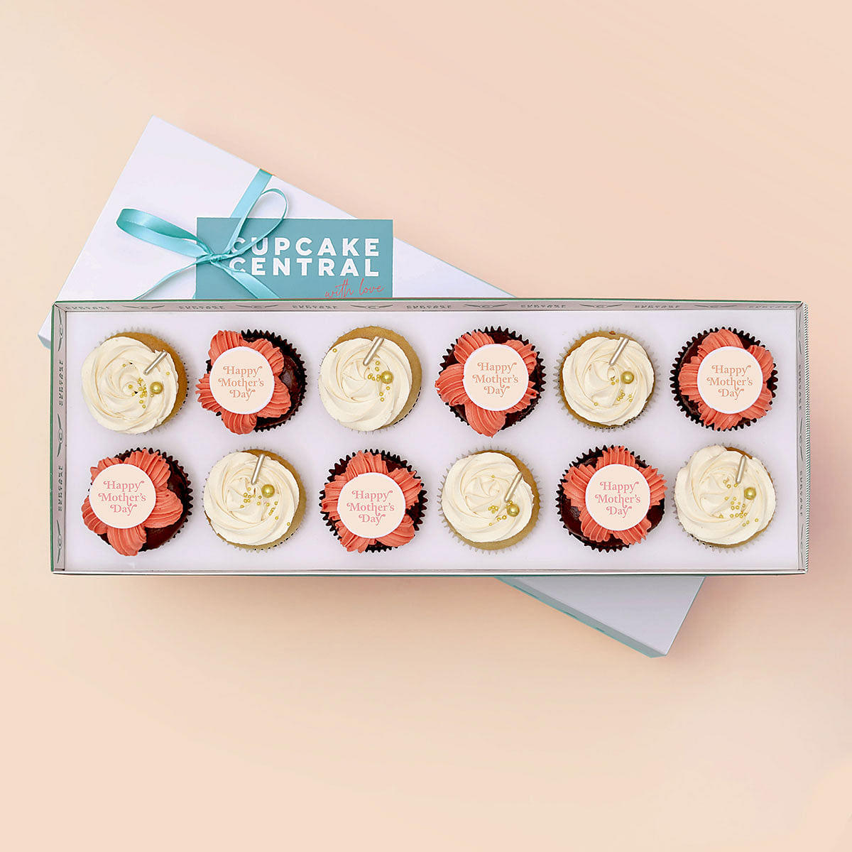 12 Mother's Day Cupcake Gift Box (Vegan)