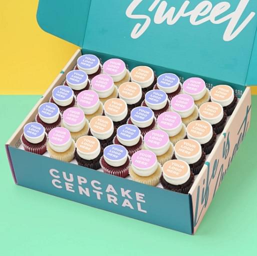 Mini Cupcake Logo Gift Box