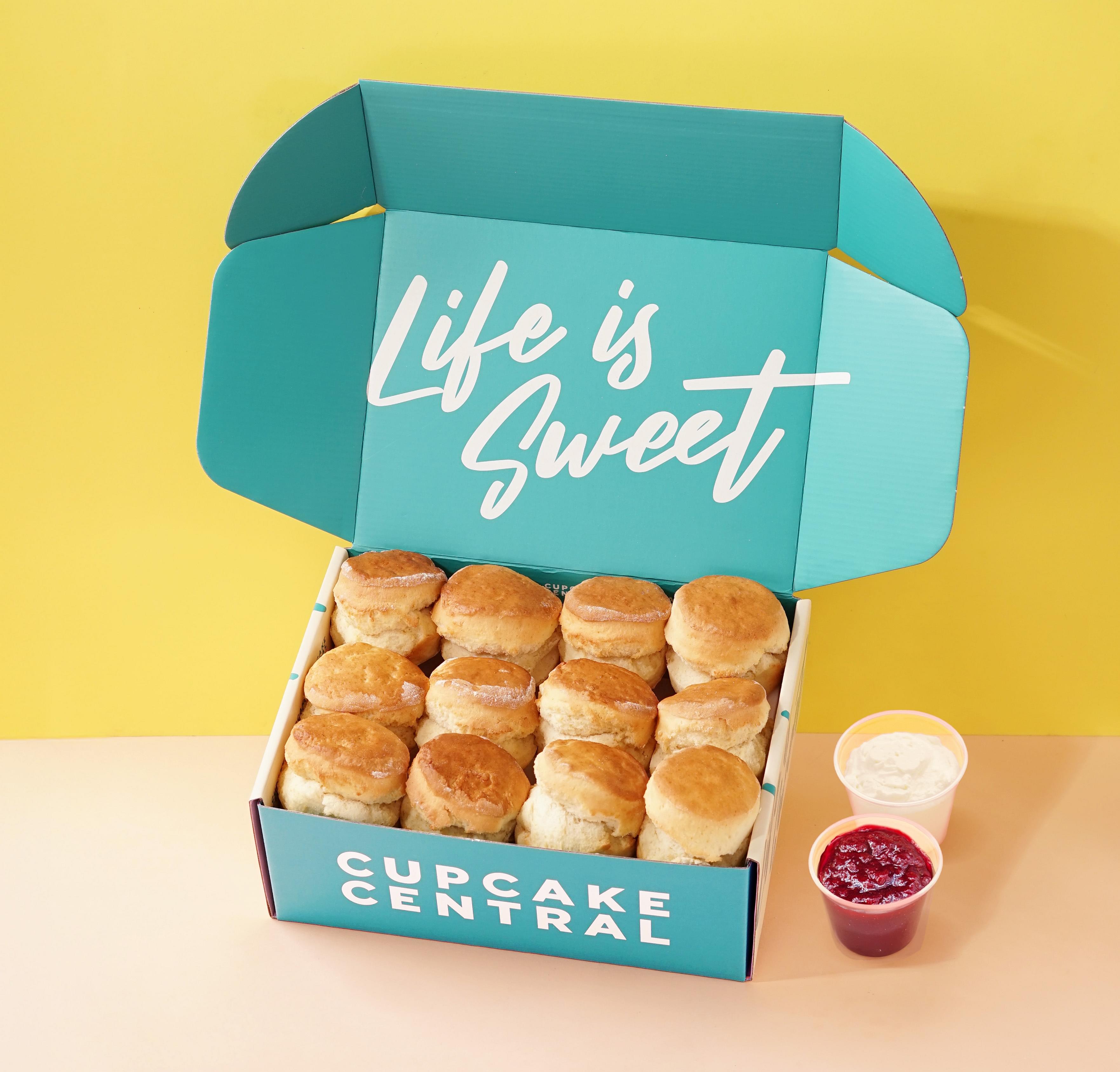 Scone Gift Box with Raspberry Jam & Chantilly Cream
