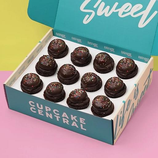 Vegan Chocolate Cupcake Gift Box