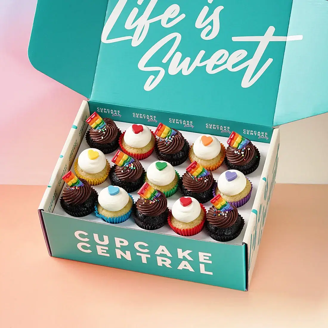 15 Pride Month Mini Cupcake Gift Box