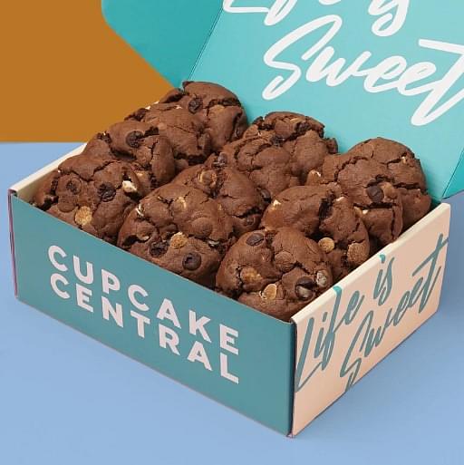 Triple Chocolate Cookie Gift Box