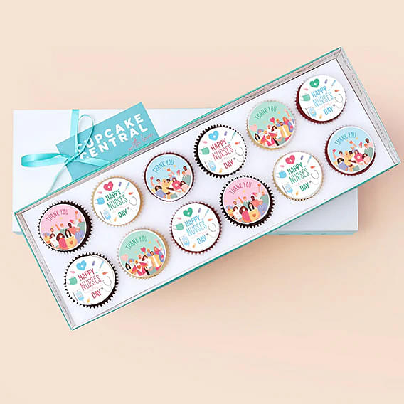 Nurse Day Cupcake Gift Box