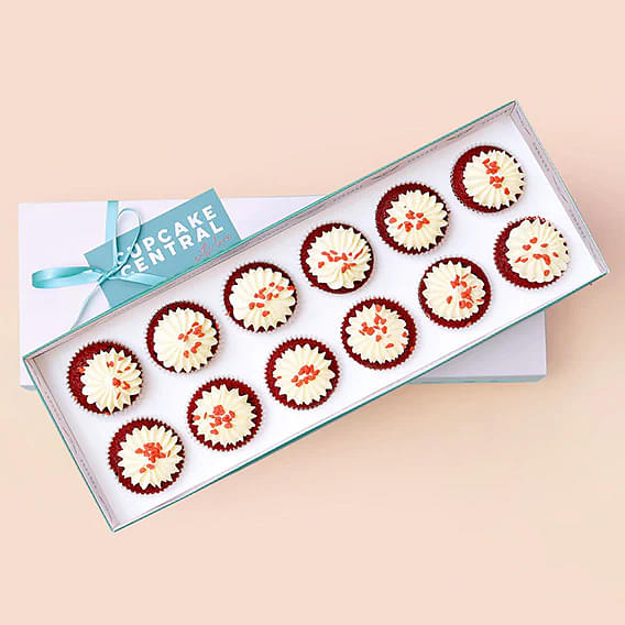 Red Velvet Cupcake Gift Box