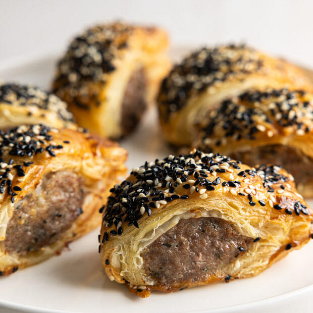 5 Spice Duck Sausage Roll