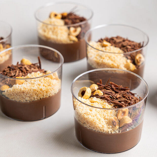 Chocolate & Hazelnut Mousse Pot