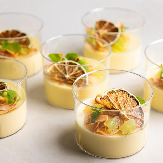 Lime & Coconut Breakfast Panna Cotta