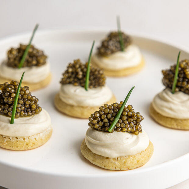 Oscietra Caviar Blini