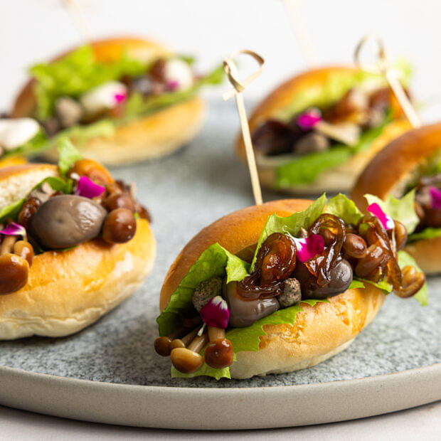 Roasted Mushroom Sandwich