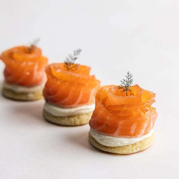 Smoked Salmon Blini