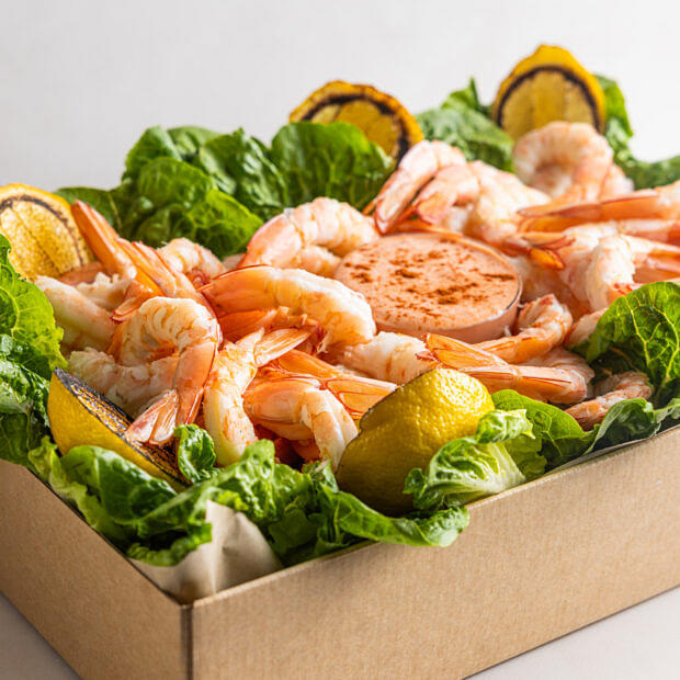 Tiger Prawns & Red Pepper Seafood Sauce