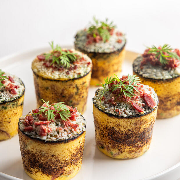 Zucchini, Bacon & Parmesan Frittata