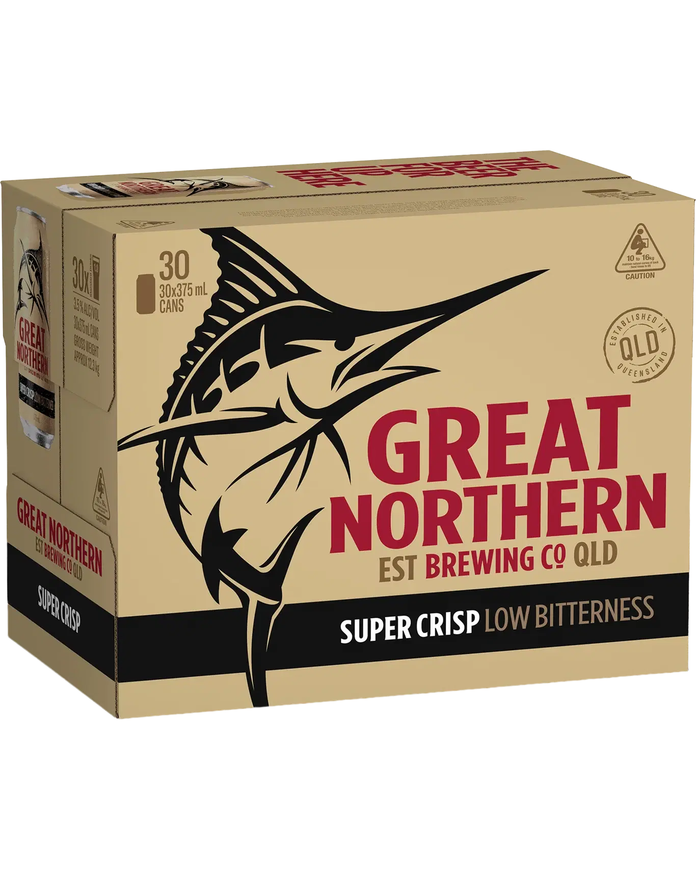 Great Northern Brewing Co. Super Crisp 3.5% Lager 30 Block Cans