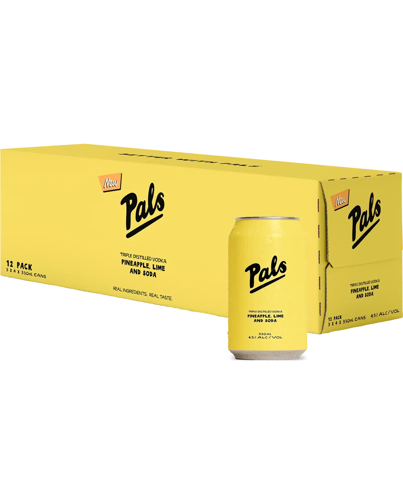 Pals Vodka Pineapple Lime & Soda Can